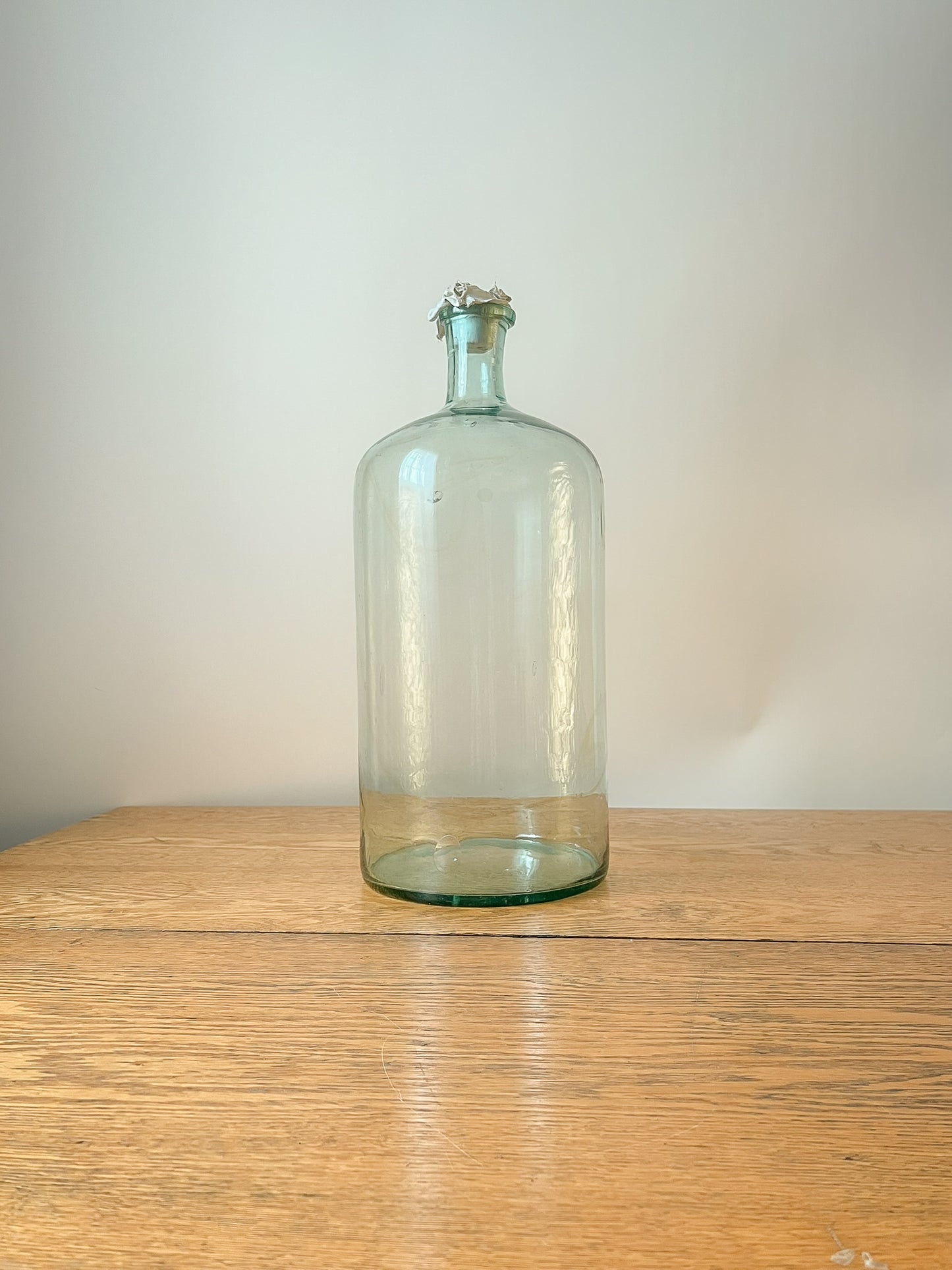 Demijohn -Large European Clear Glass Oil Bottle