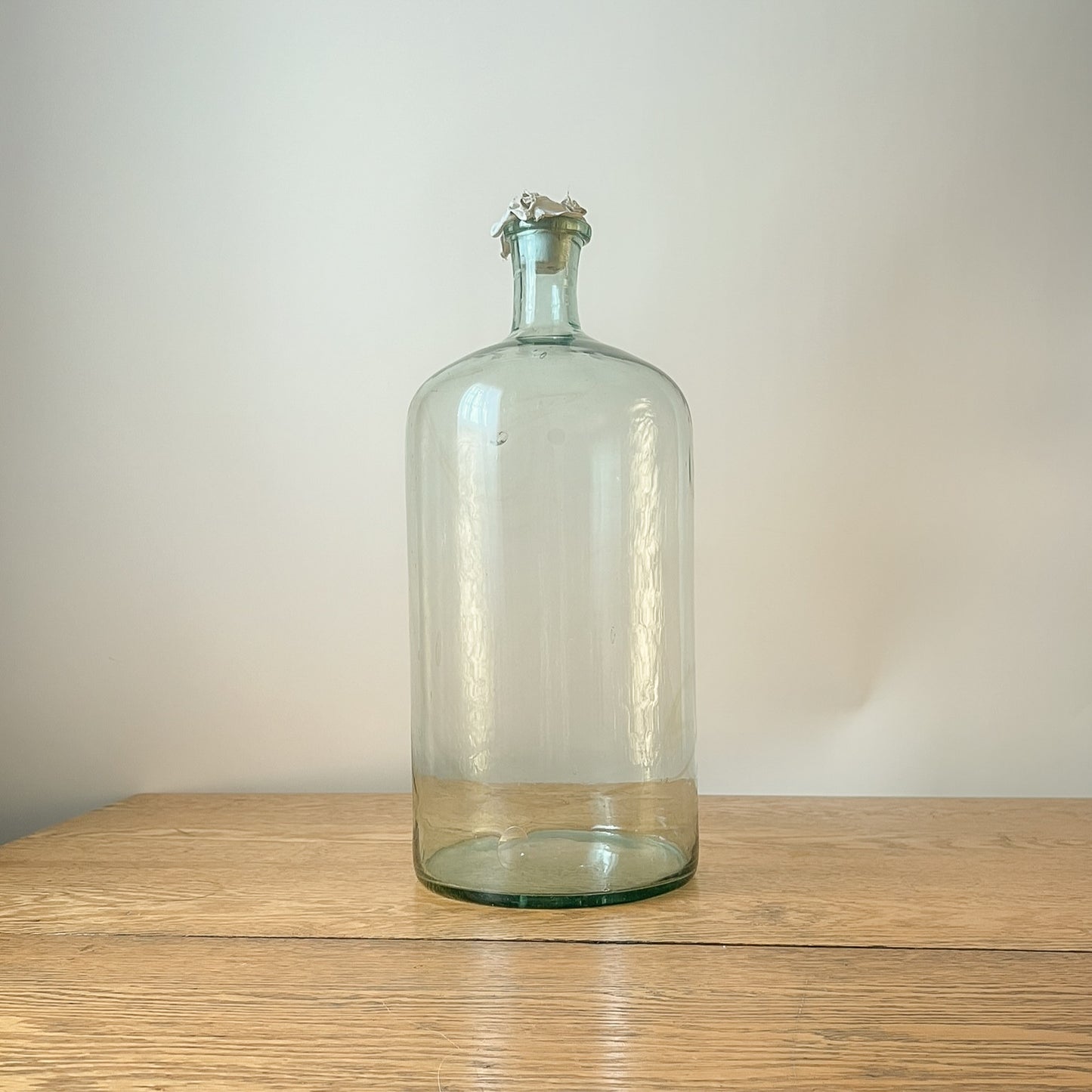 Demijohn -Large European Clear Glass Oil Bottle