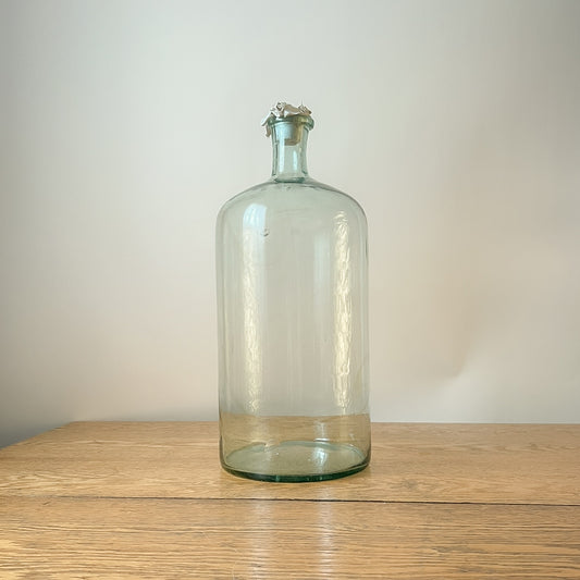 Demijohn -Large European Clear Glass Oil Bottle
