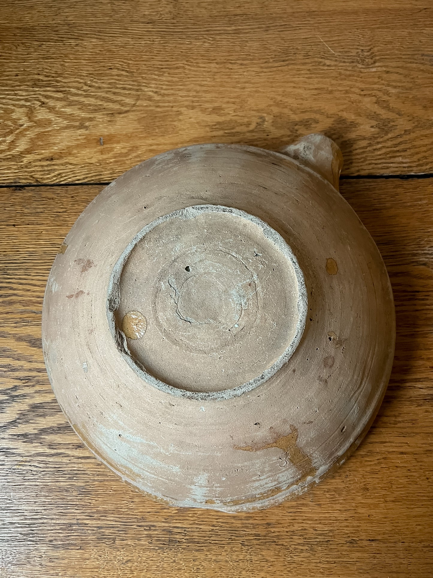 French Mustard Glazed Terracotta Cream Separating Bowl #15