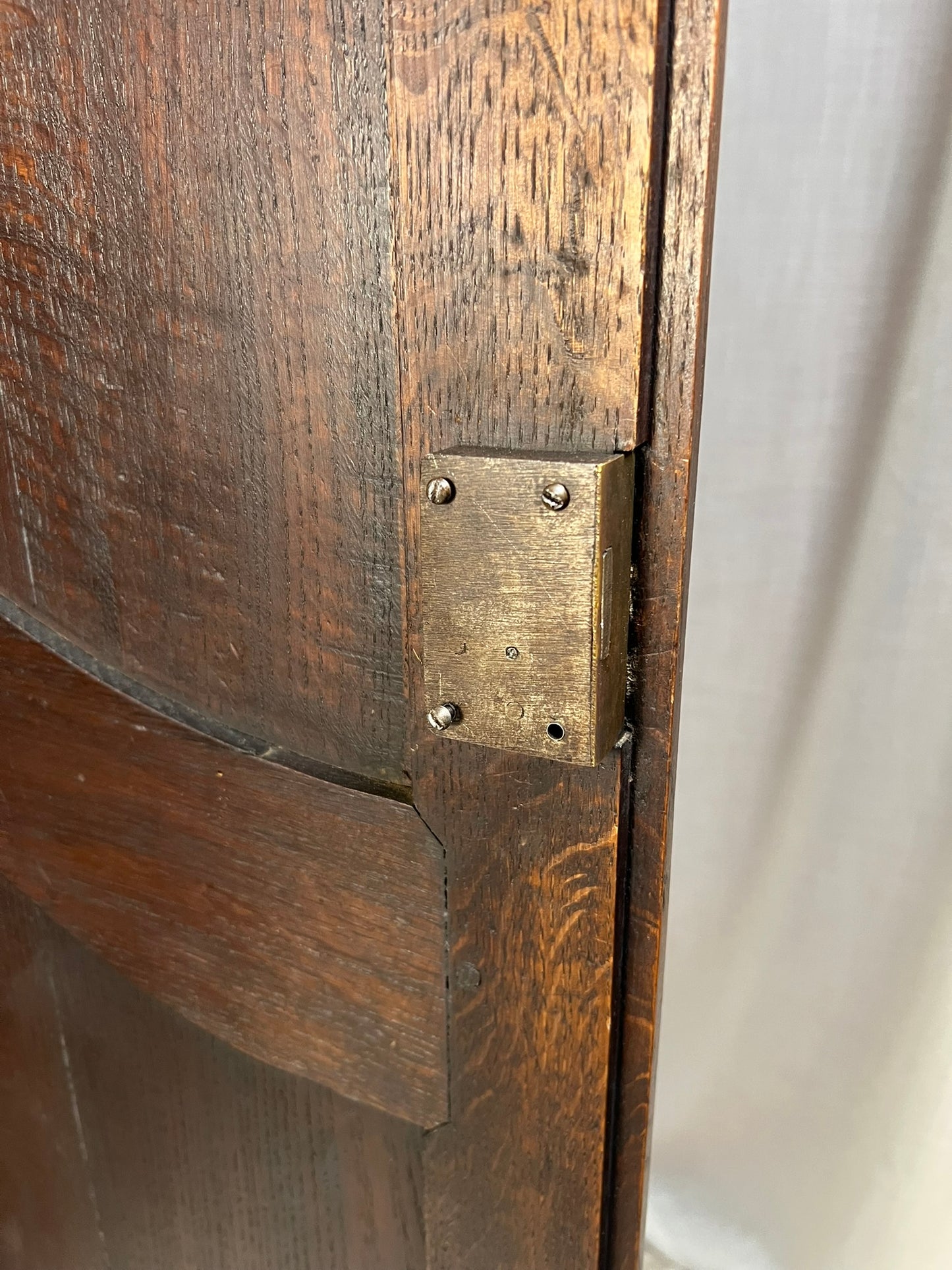French Normandy Oak Bonnetière Armoire