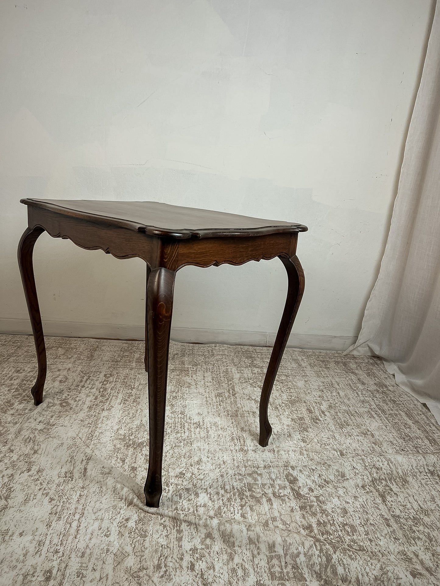 Vintage French Provincial Oak Side Table
