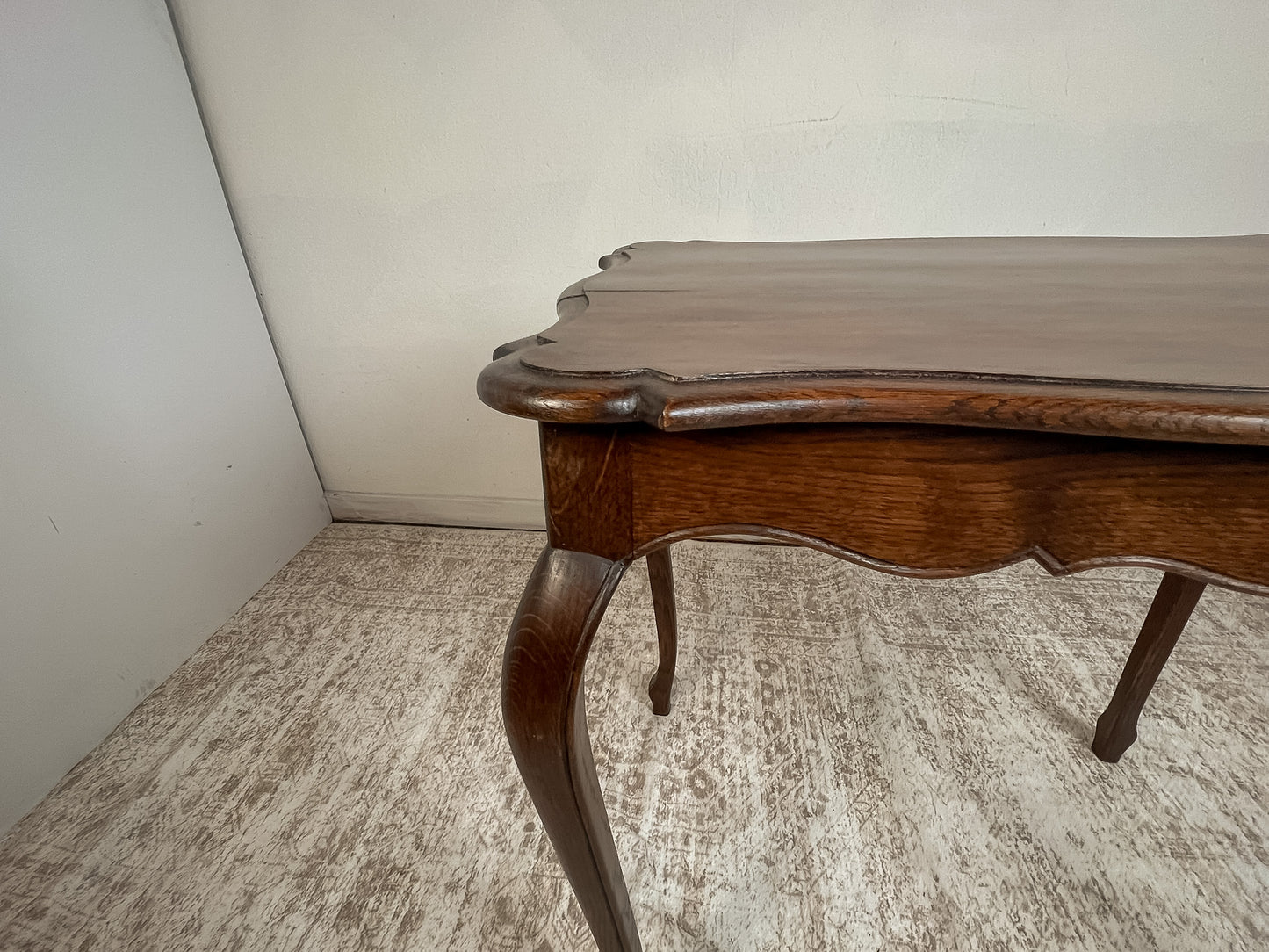 Vintage French Provincial Oak Side Table