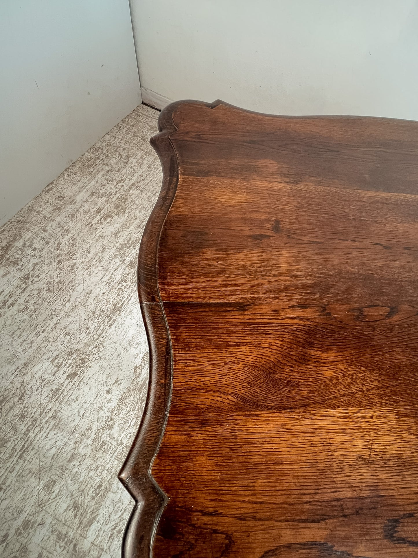 Vintage French Provincial Oak Side Table