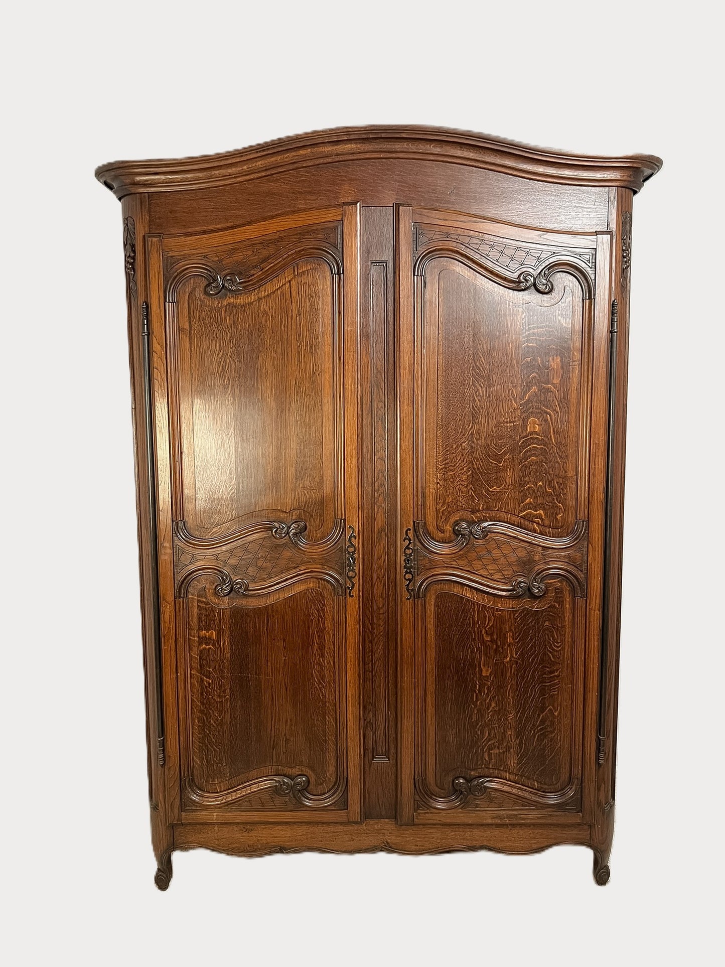 French Provencial Oak Armoire