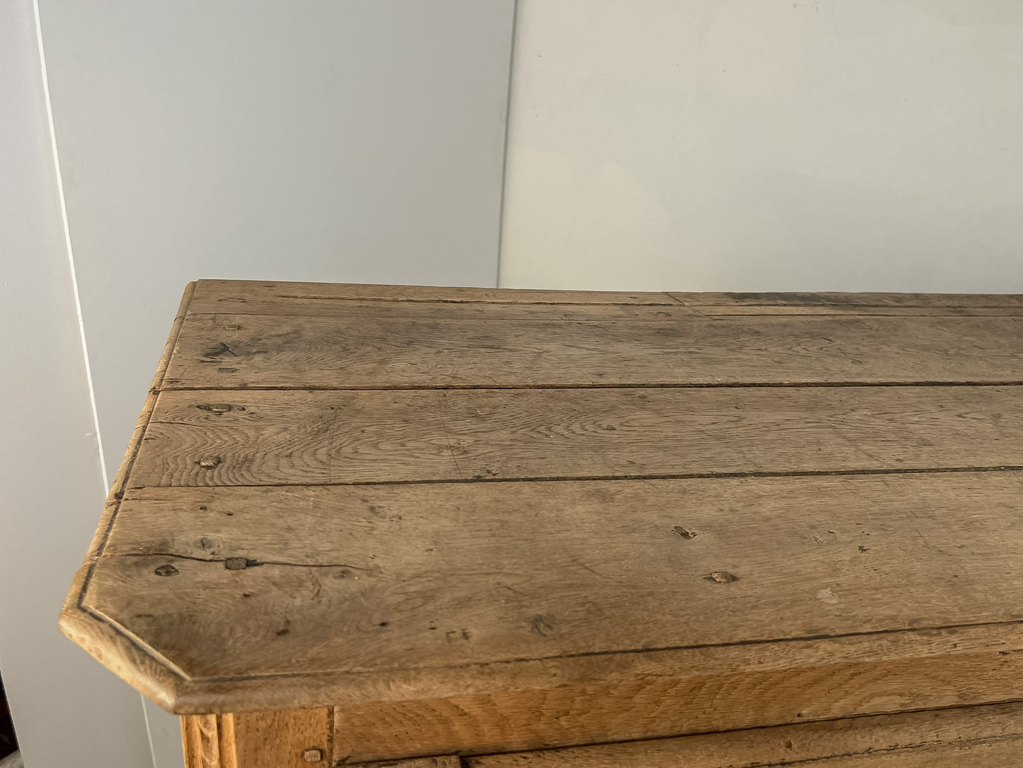 Antique French Provincial Oak Buffet #200