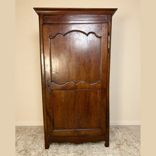 Antique French Provincial Solid Oak Bonnetière