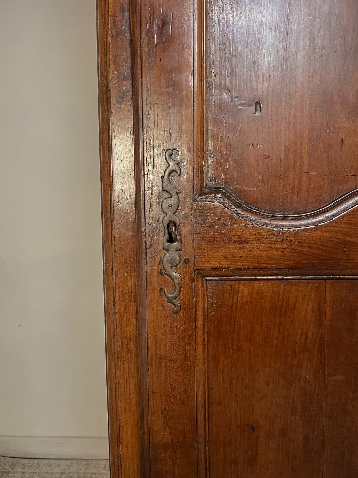 French Rustic Oak Armoire