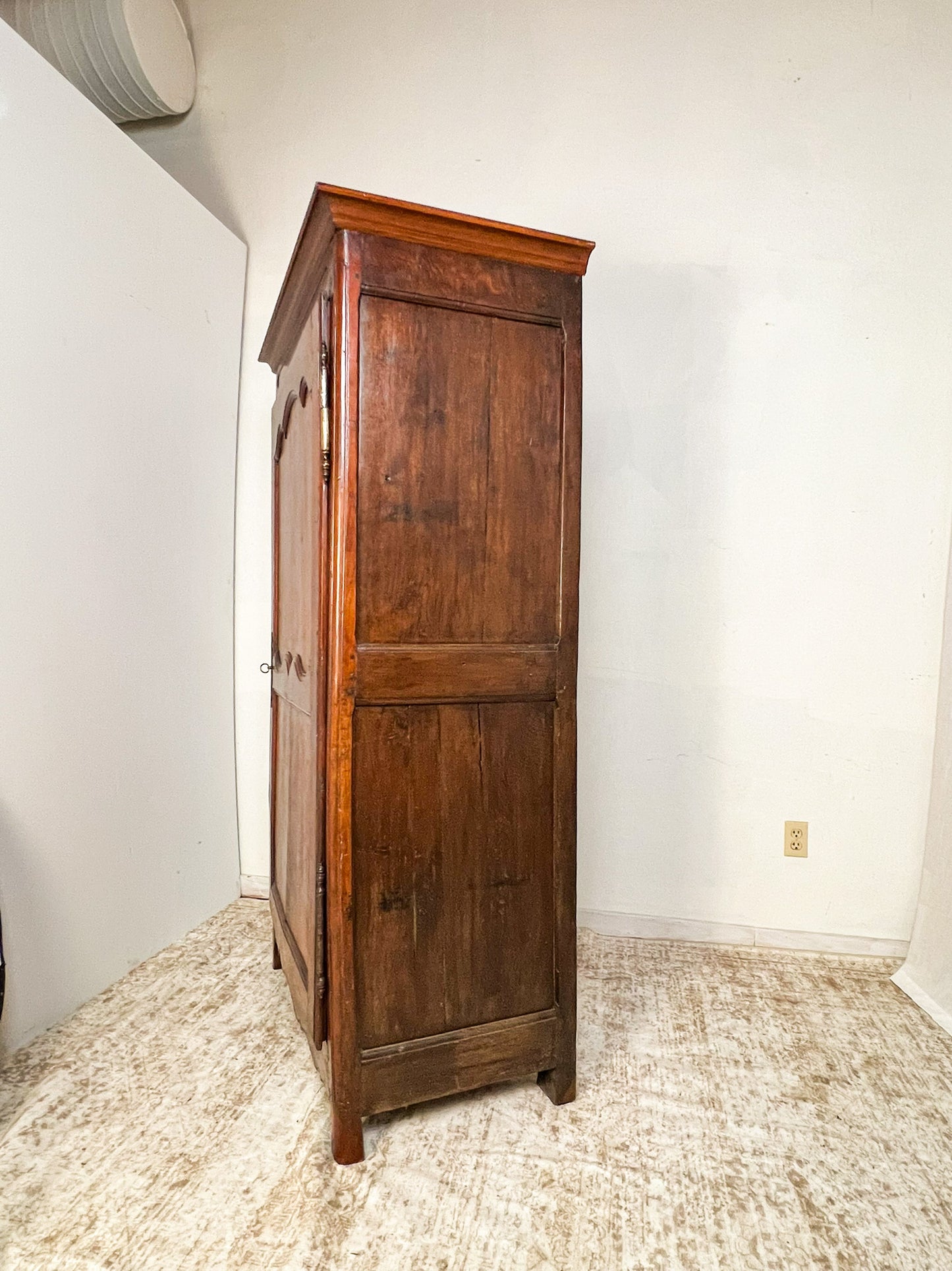 French Rustic Oak Armoire