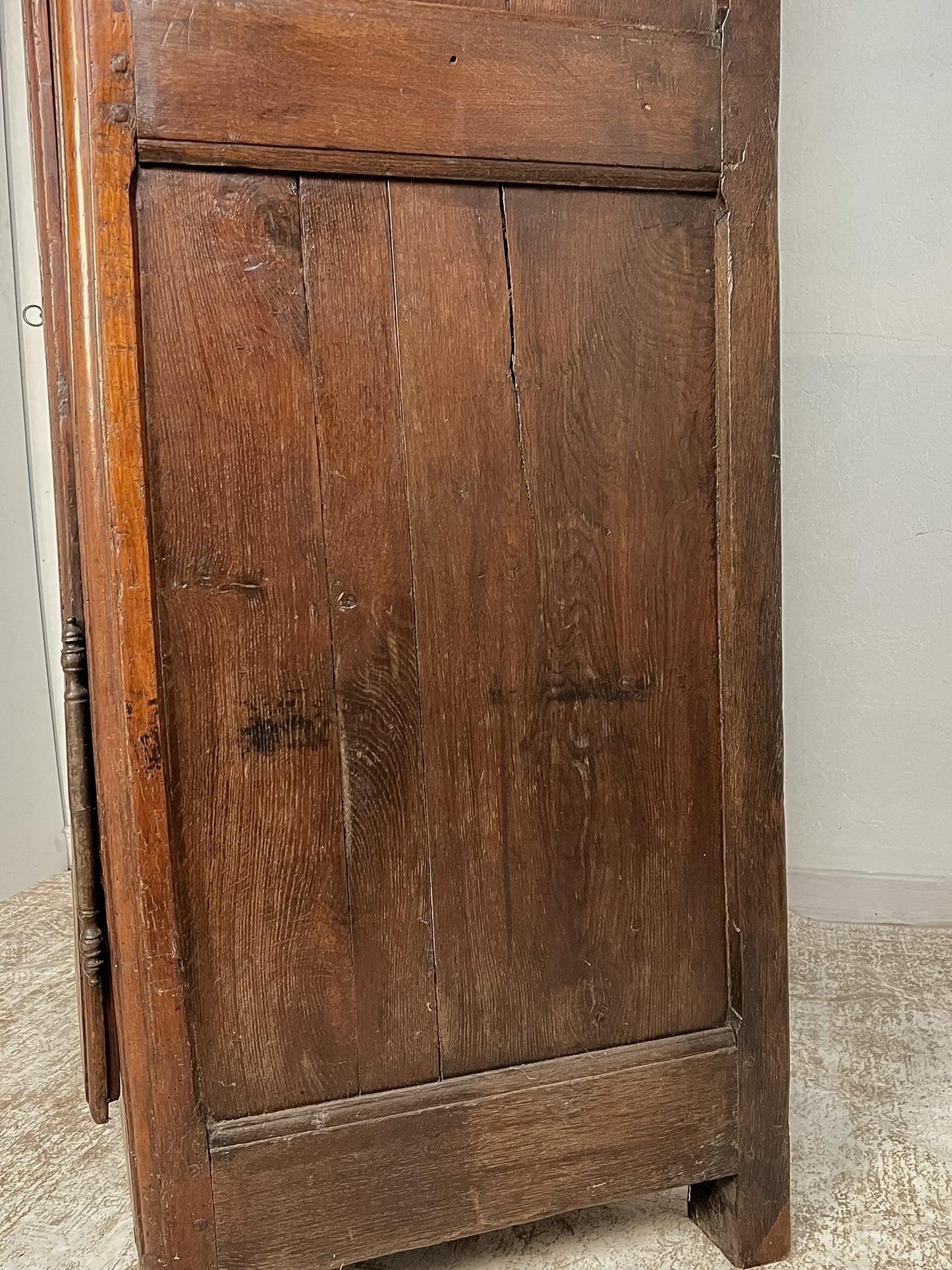 French Rustic Oak Armoire