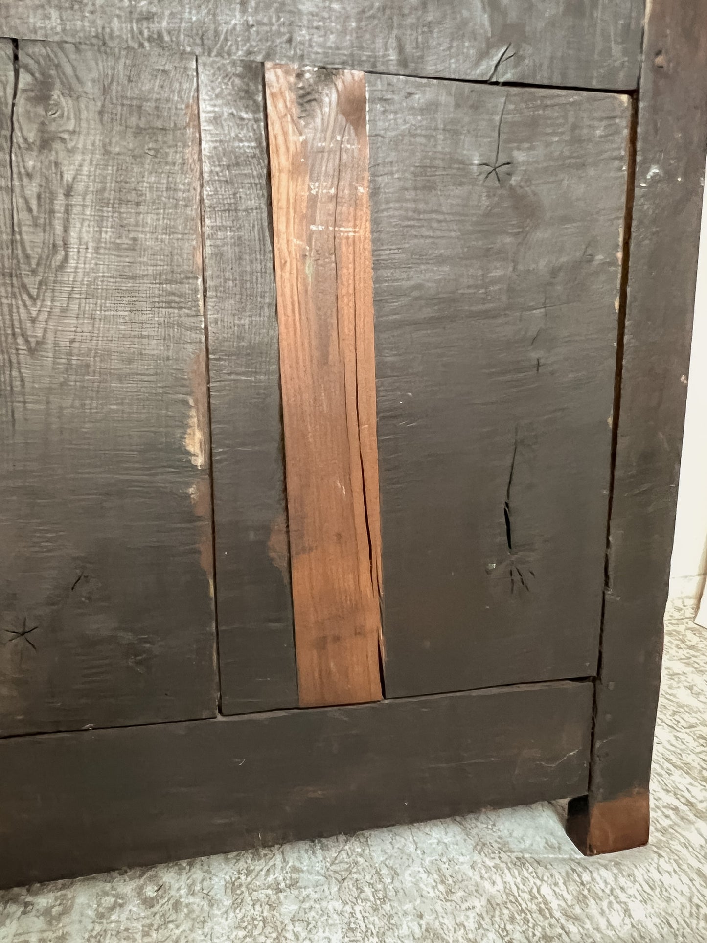 French Rustic Oak Armoire