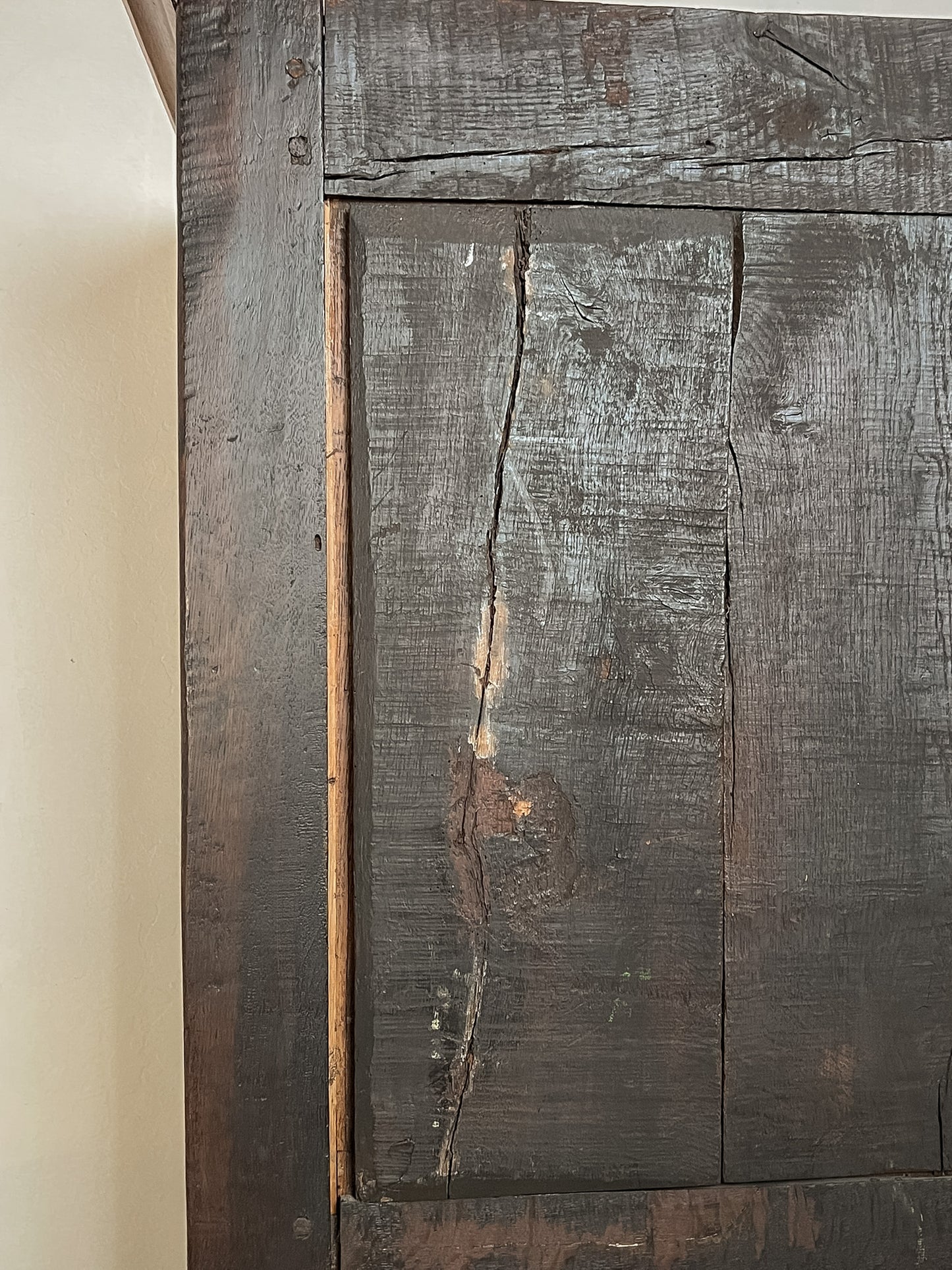 French Rustic Oak Armoire