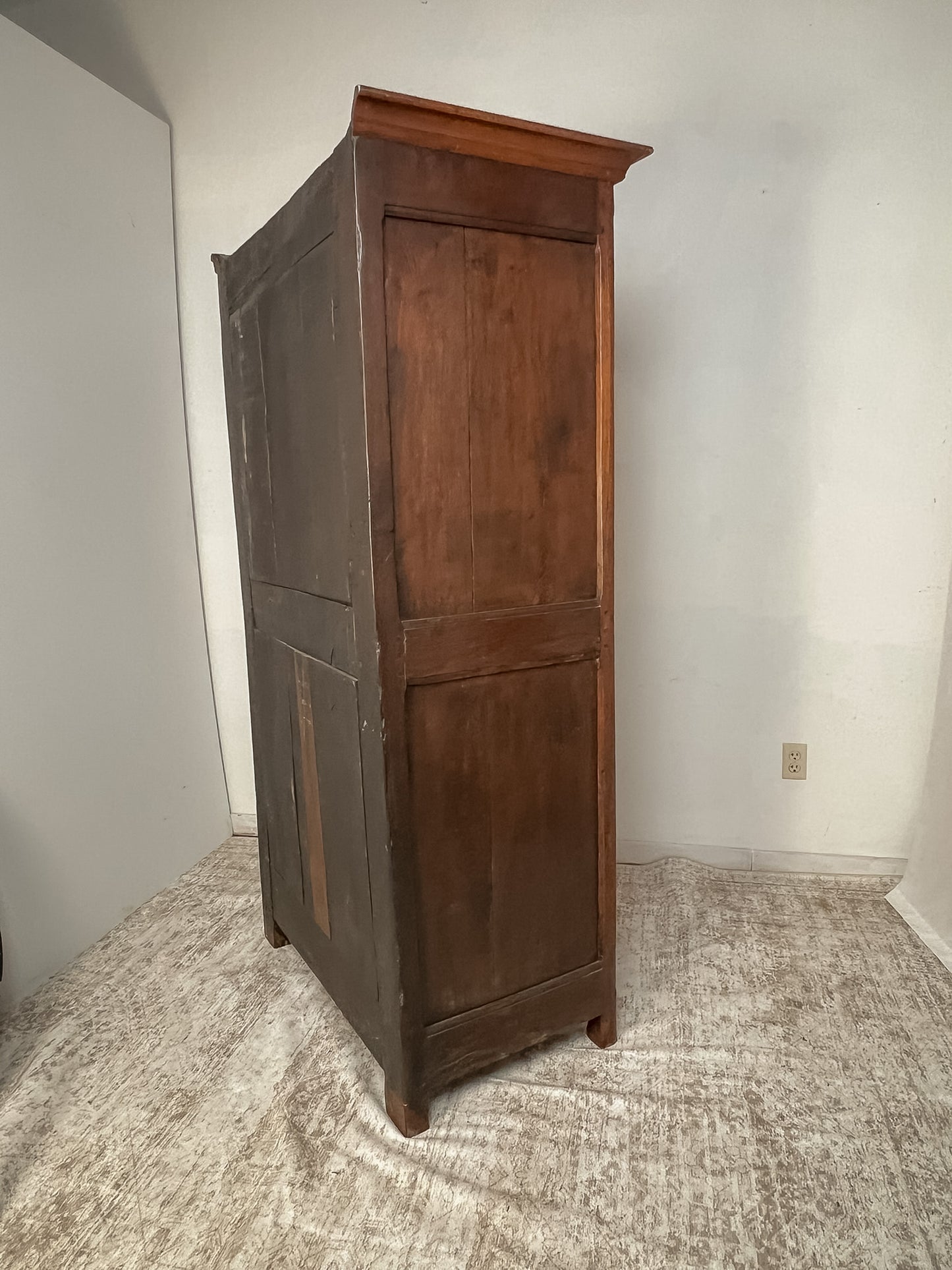 French Rustic Oak Armoire