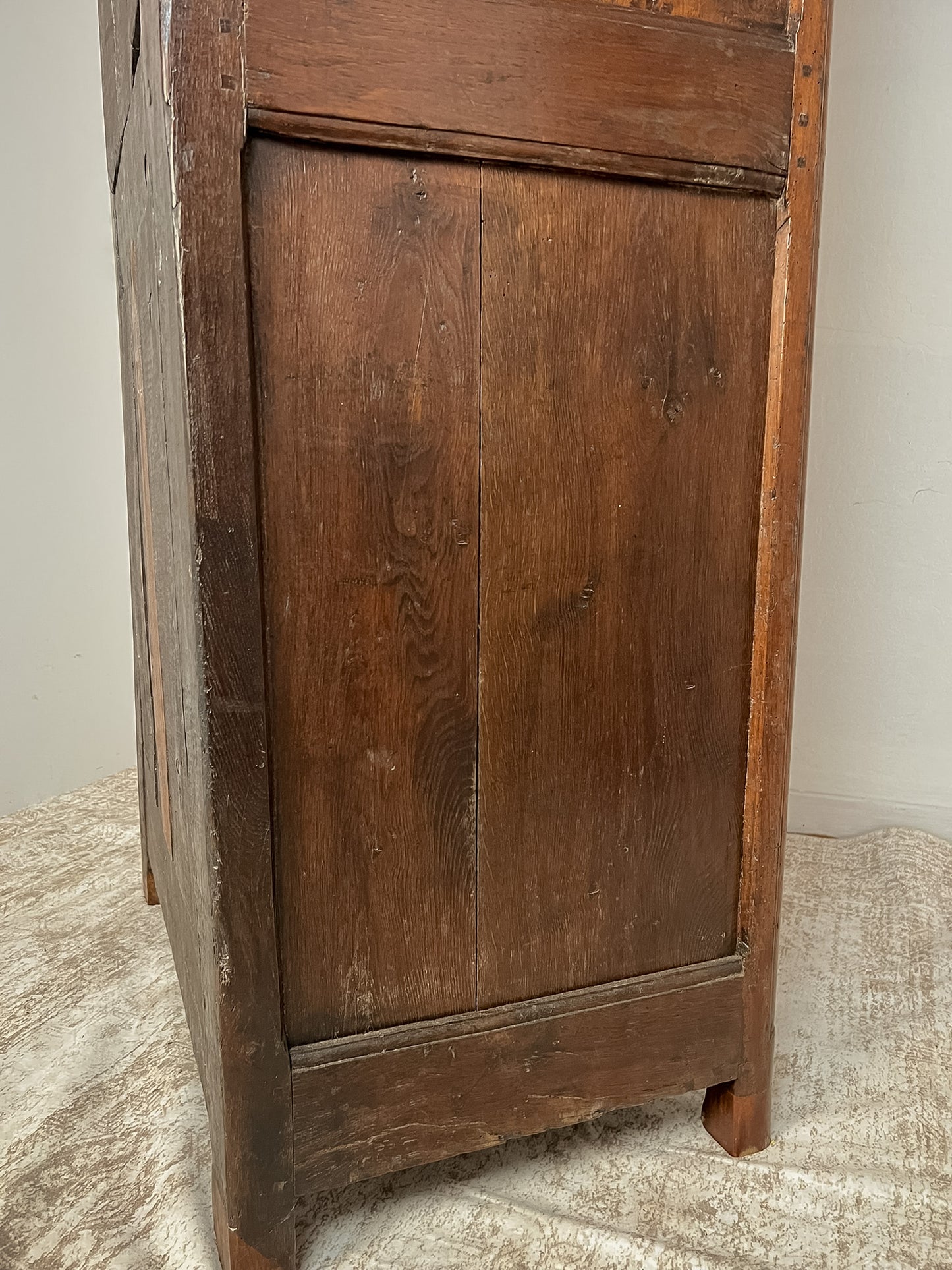 French Rustic Oak Armoire