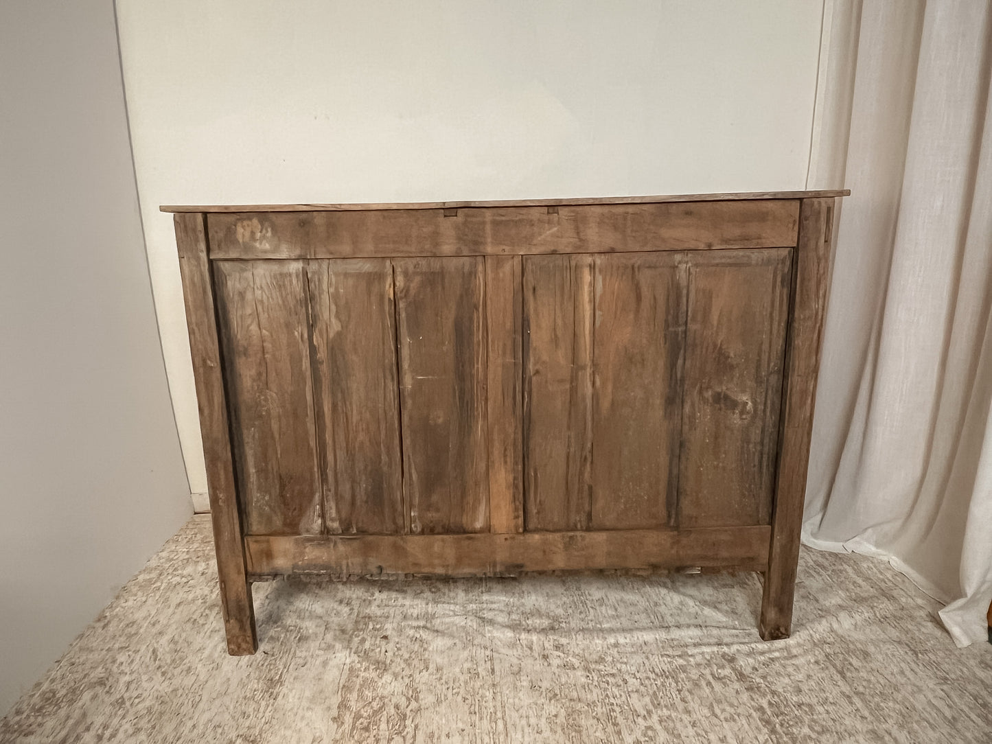 Antique French Bleached Oak Buffet