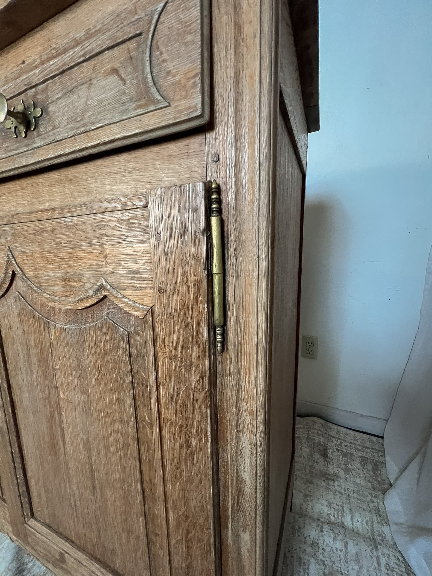 Antique French Bleached Oak Buffet