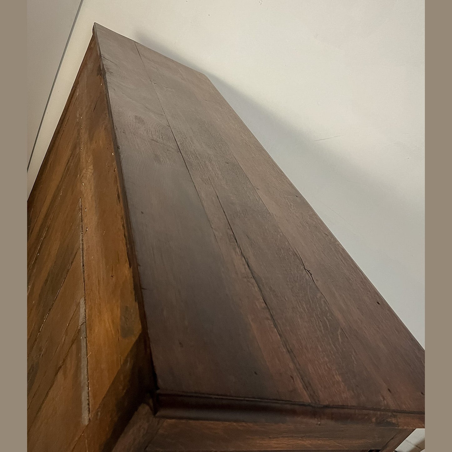 Antique French Oak Provincial Buffet Cabinet, Circa 1900