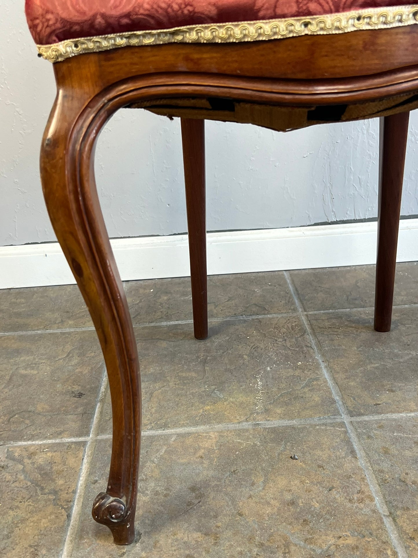 Antique French Louis XV Style Bedroom Chair