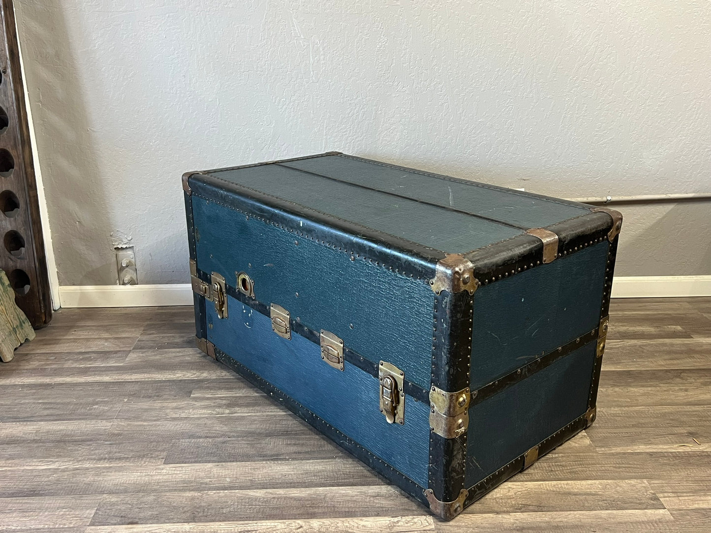 Early 19th Century Steam Travel Trunk