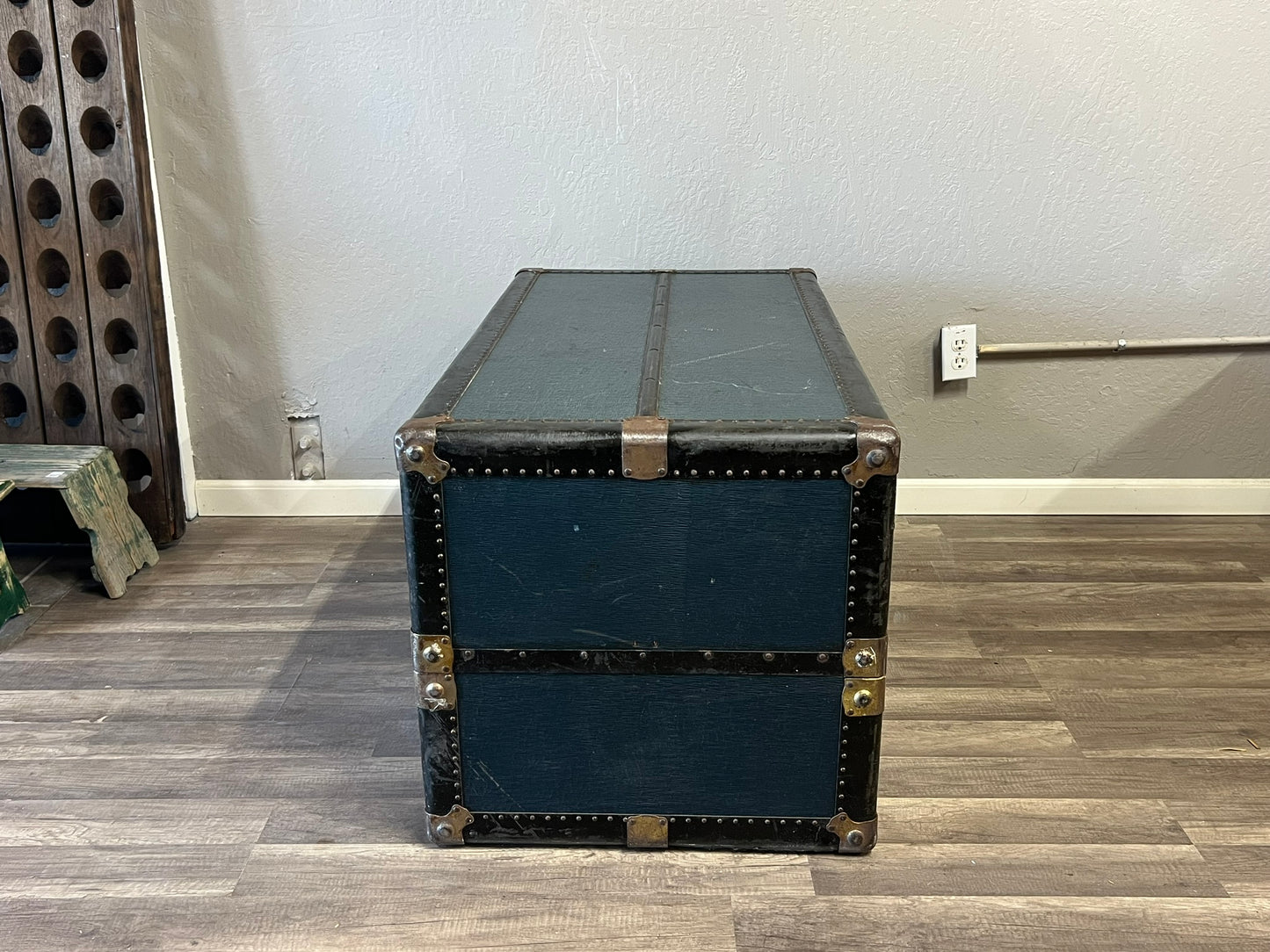 Early 19th Century Steam Travel Trunk