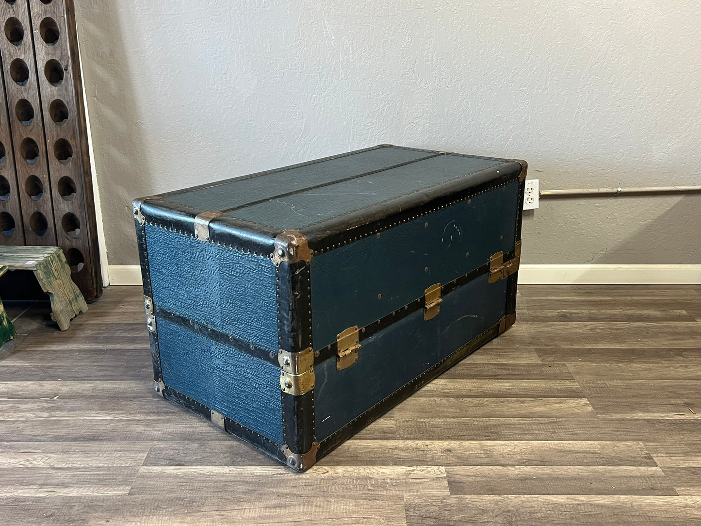Early 19th Century Steam Travel Trunk