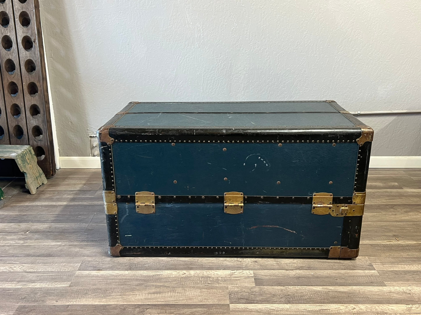 Early 19th Century Steam Travel Trunk