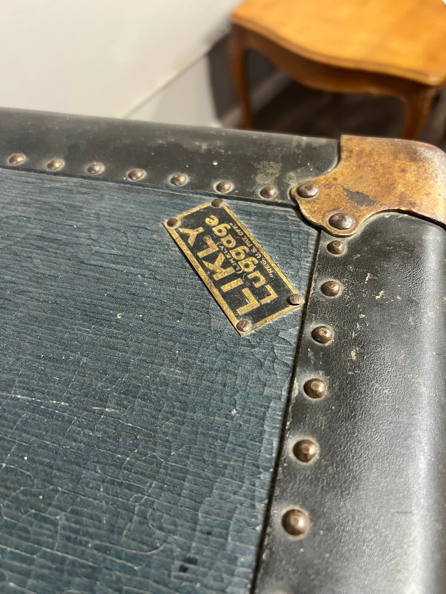 Early 19th Century Steam Travel Trunk