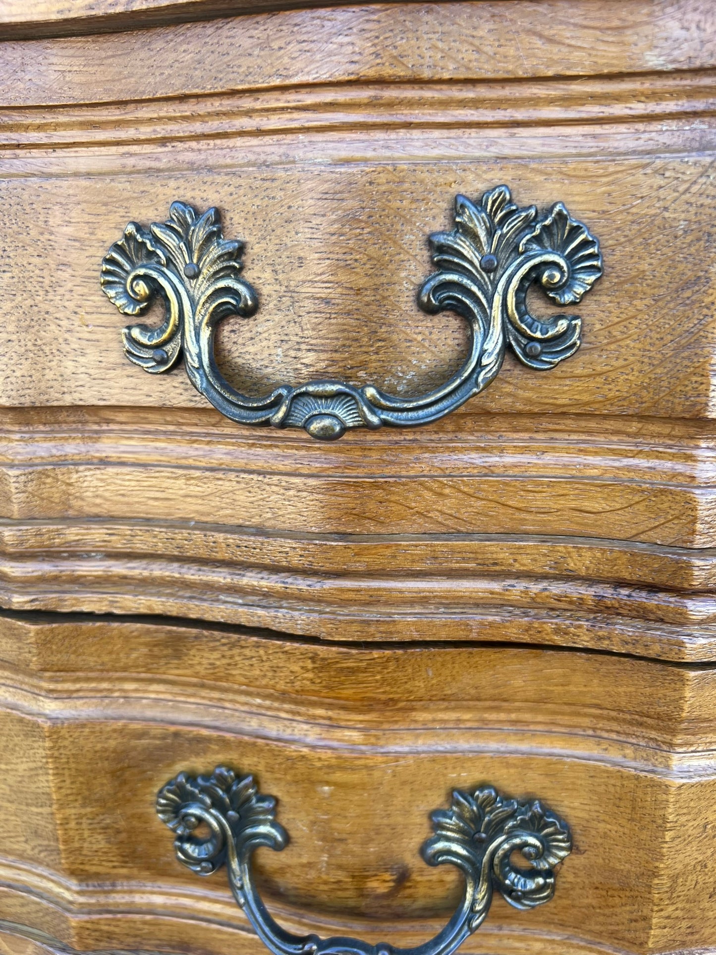 Vintage Belgian Louis XV Style Small Chest of Drawers #246