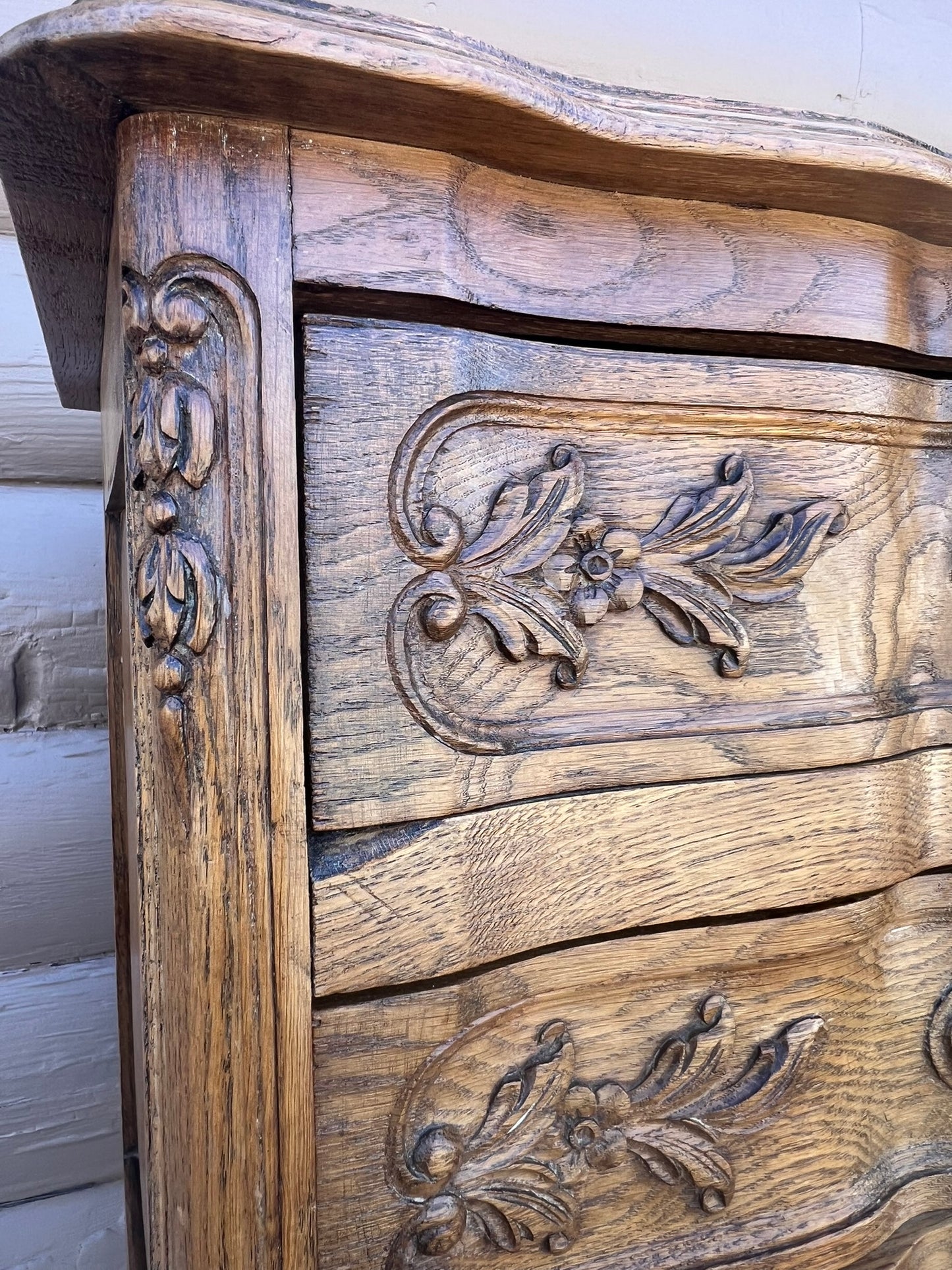 Vintage Belgian Louis XV Style Small Chest of Drawers