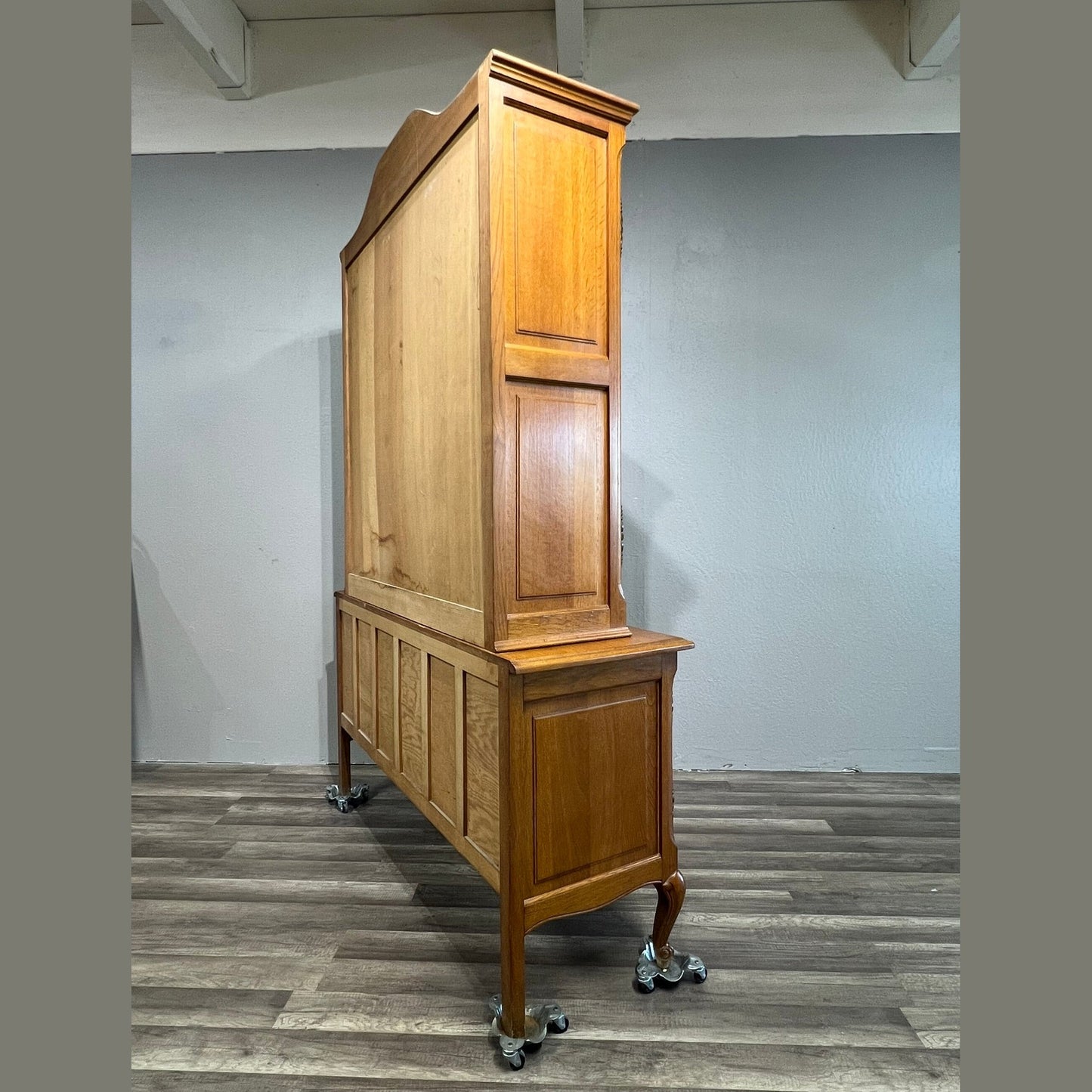 Vintage Belgian Oak Display #414