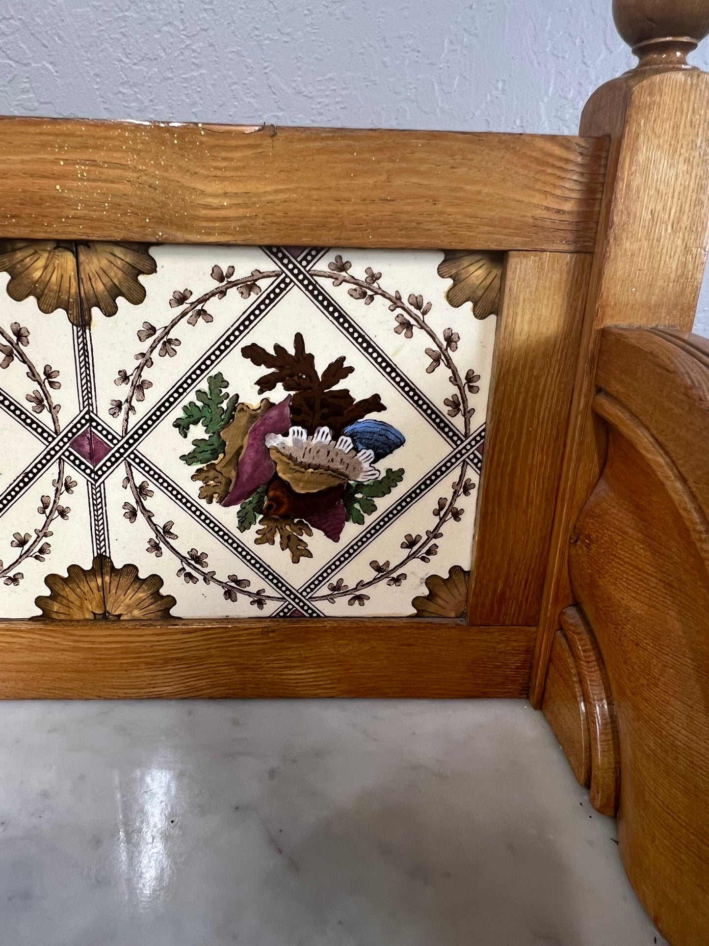 Vintage American Marble Top Washstand