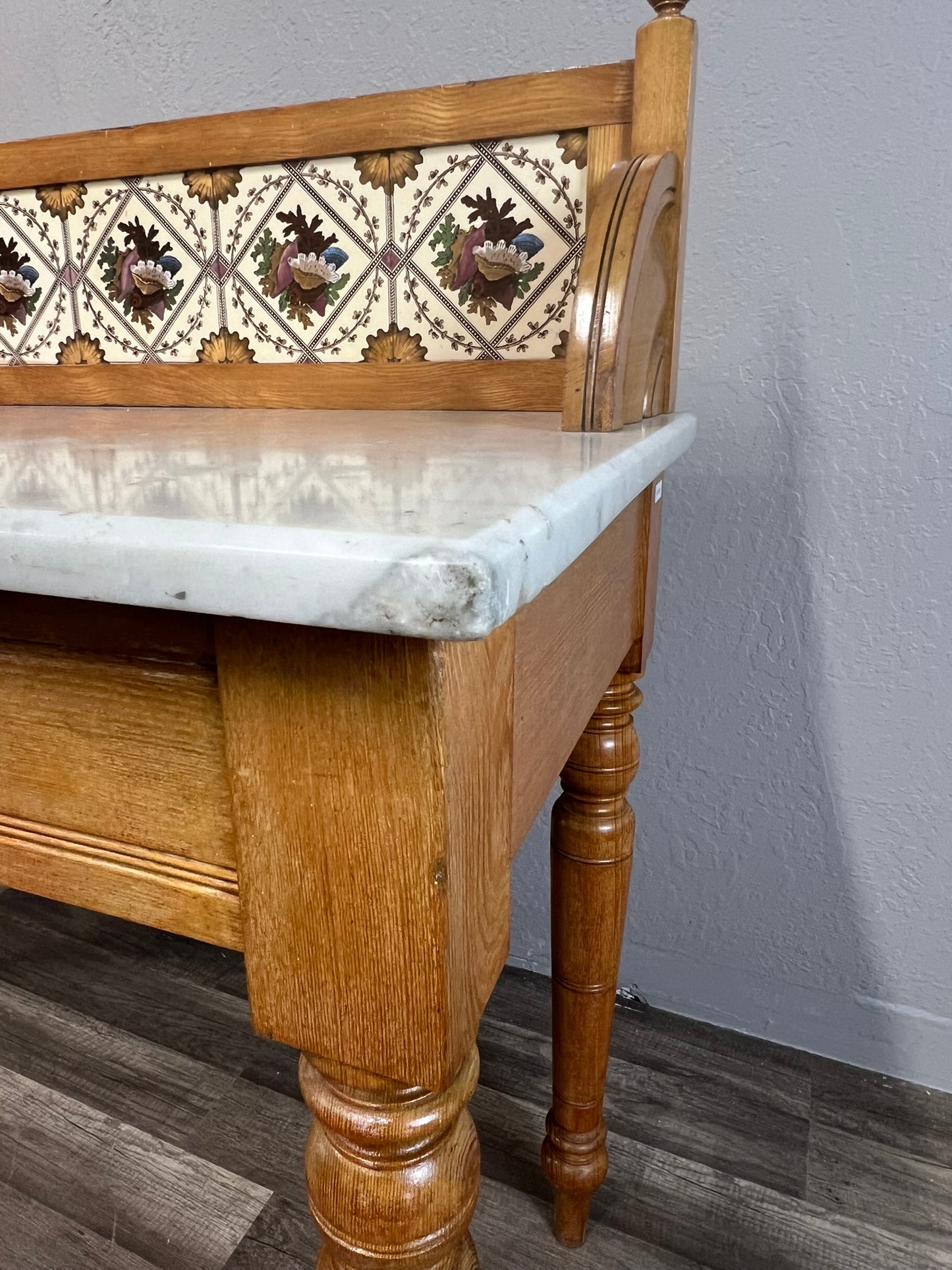 Vintage American Marble Top Washstand