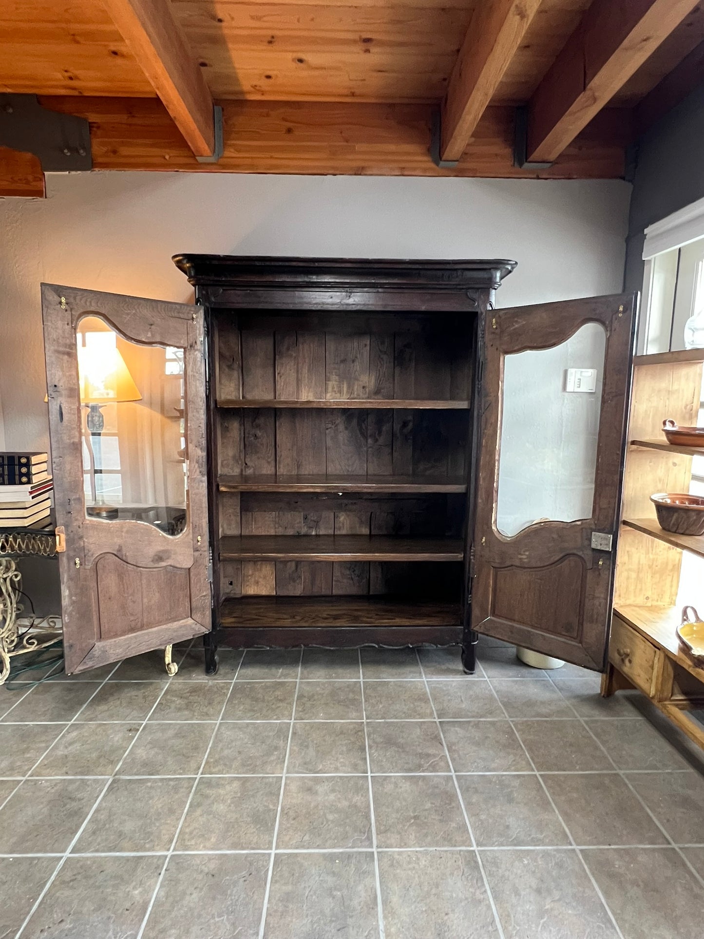 French Armoire with Glass