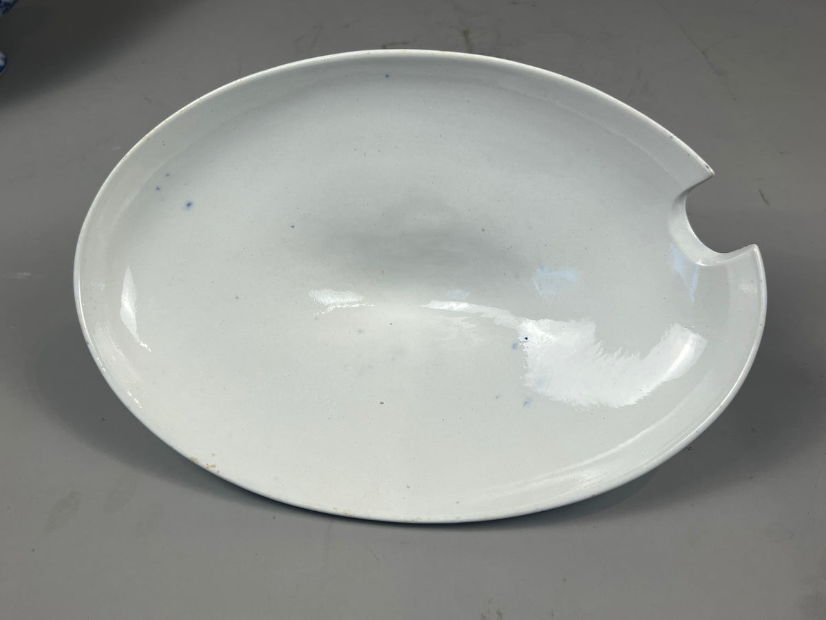 Vintage European Blue & White Vegetable Tureen