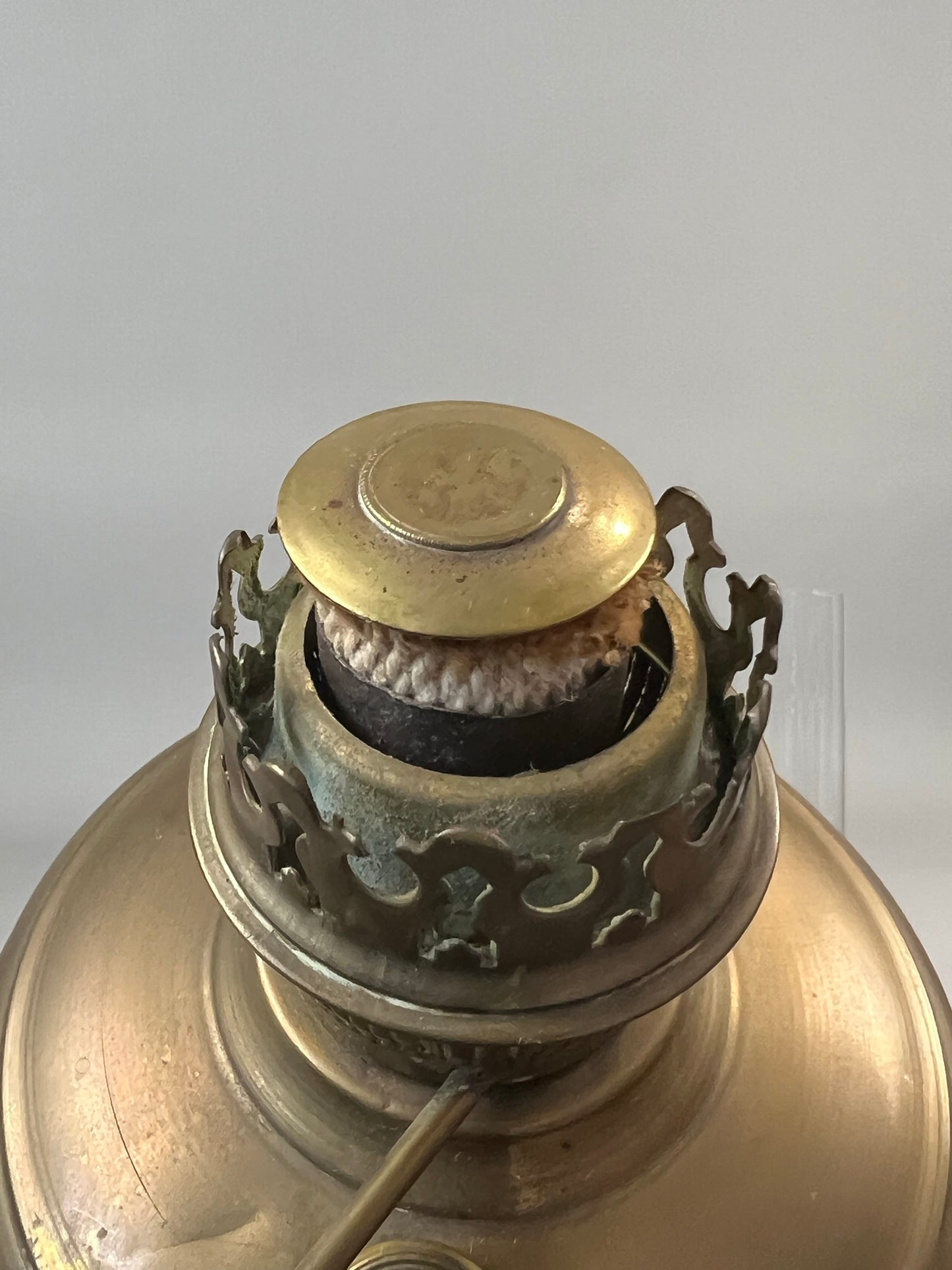 Vintage European Oil Lamp 1