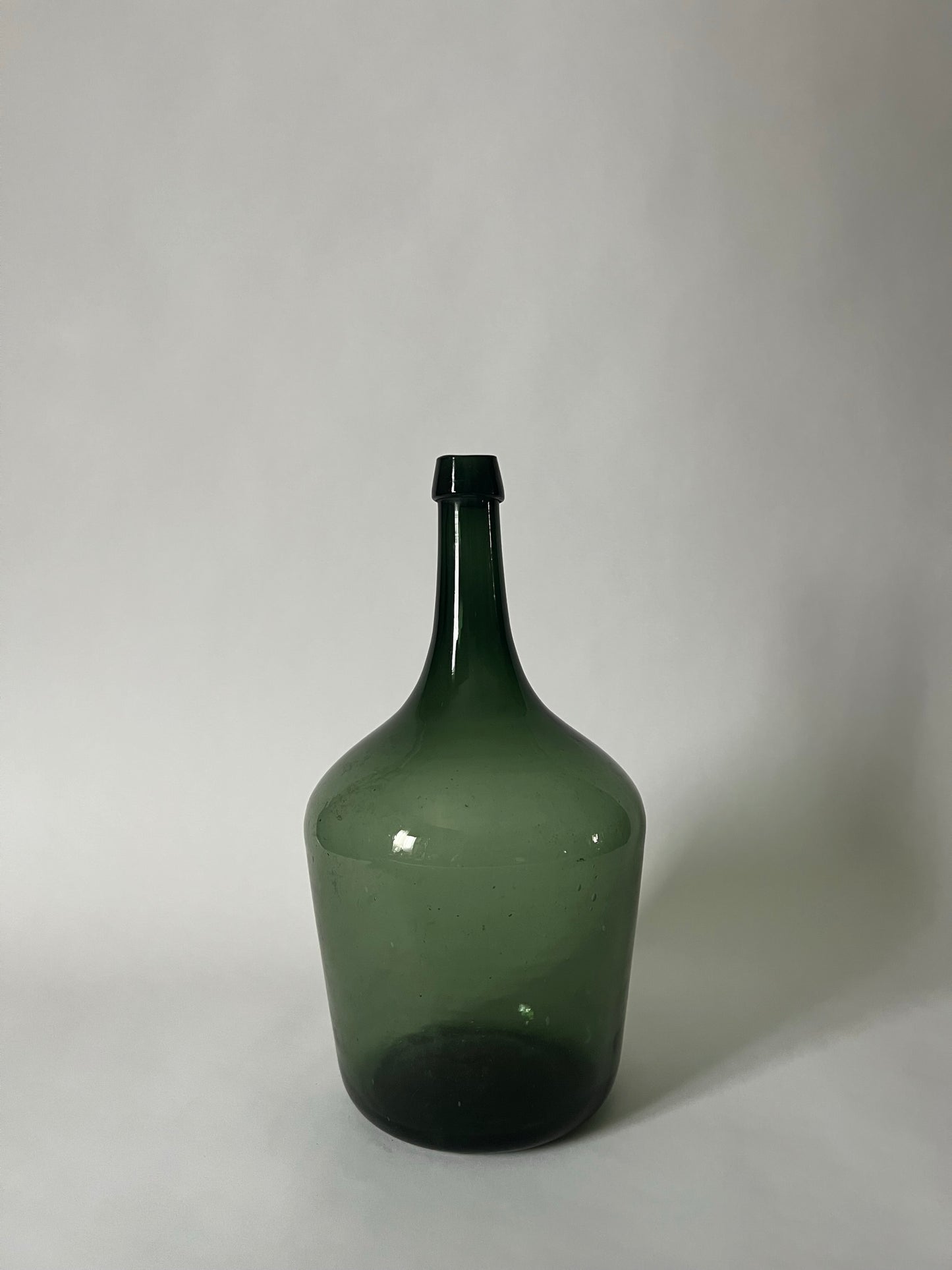 Vintage Hungarian Medium Green Demijohn