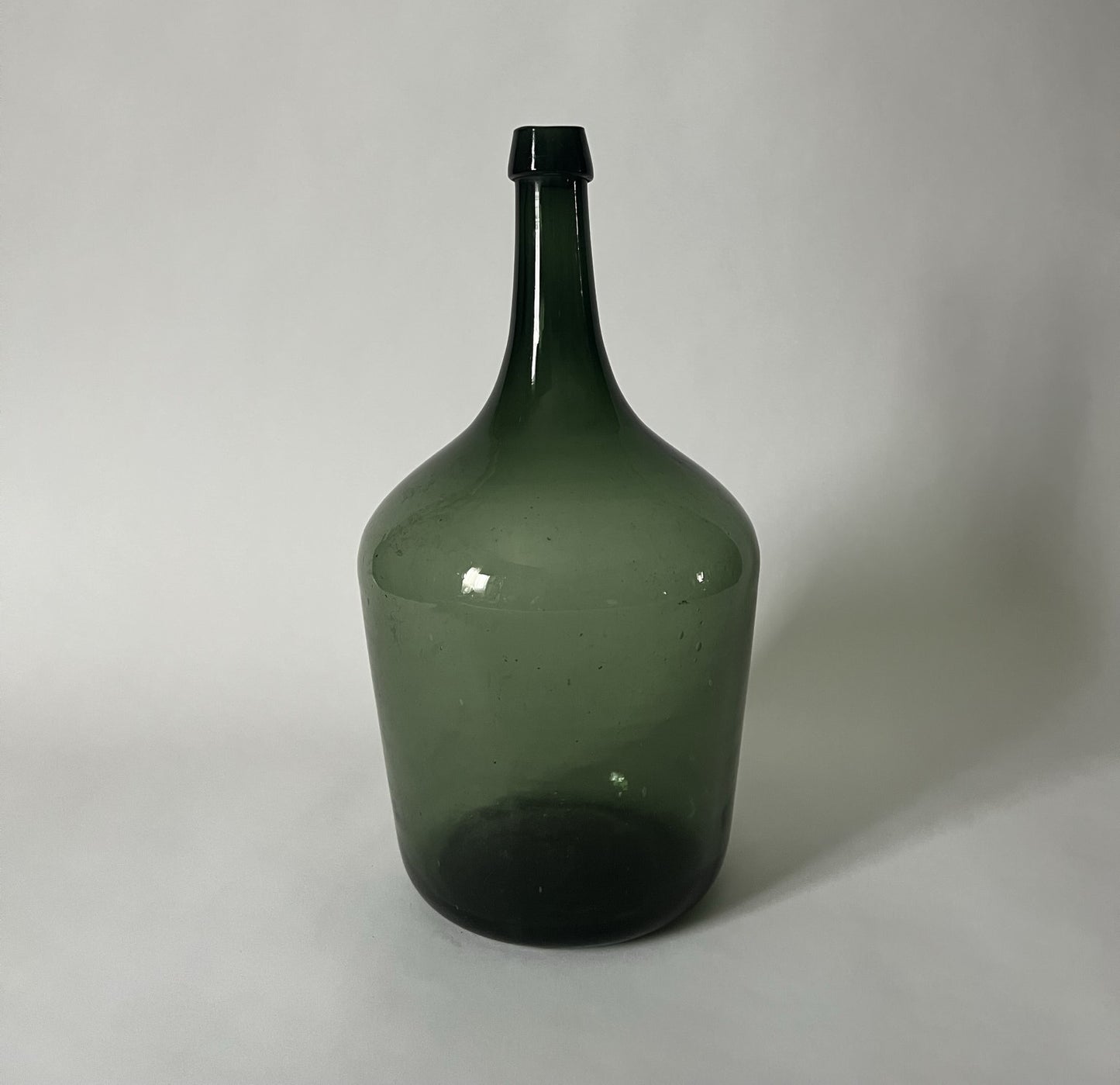 Vintage Hungarian Medium Green Demijohn