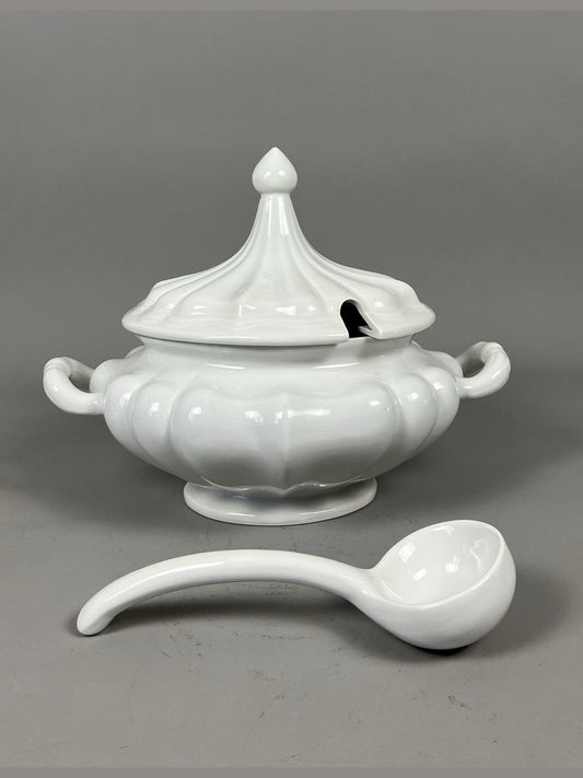 Tureen - Italian White with Platter