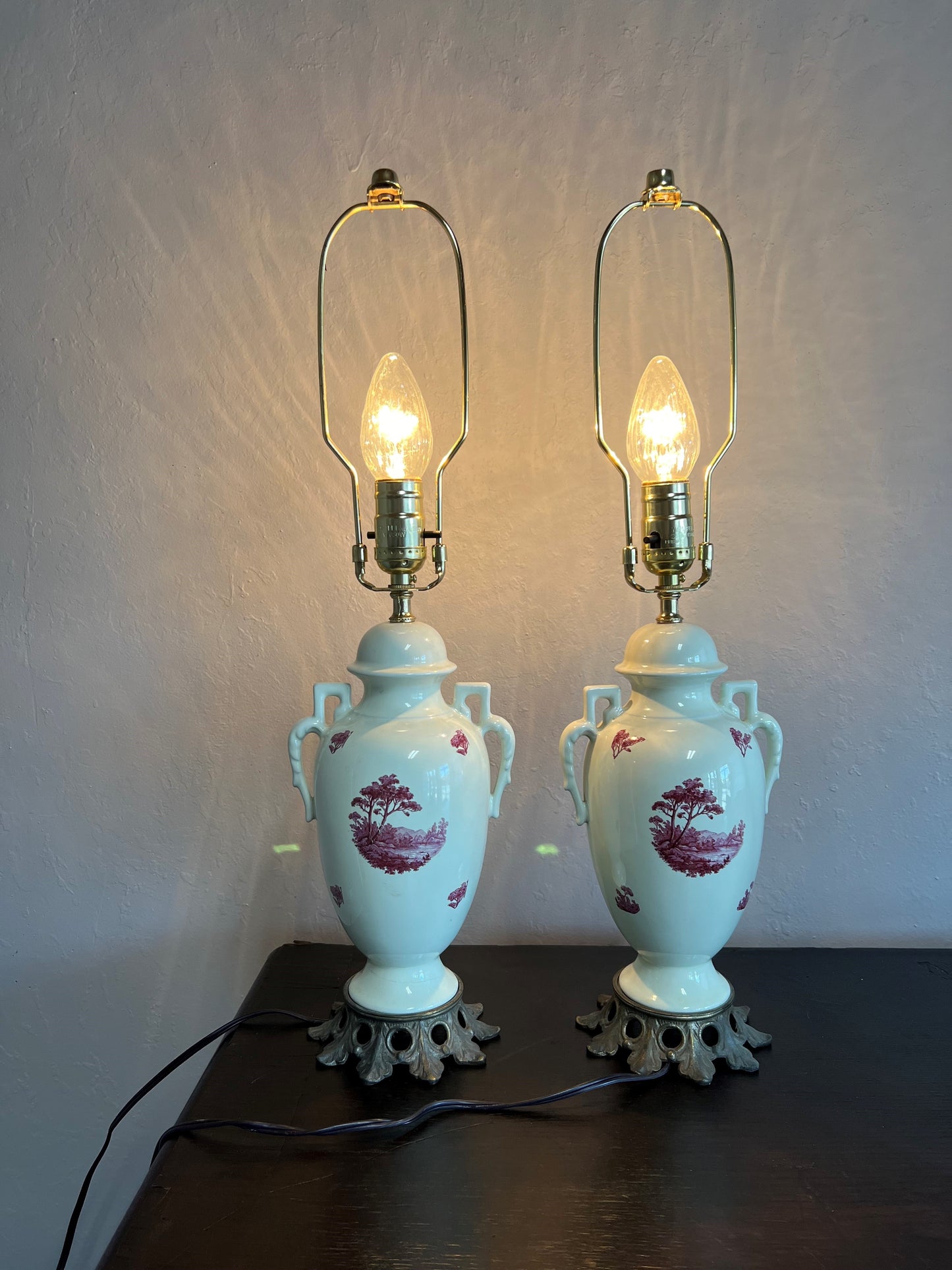 Pair of Chinoiserie Table Lamps