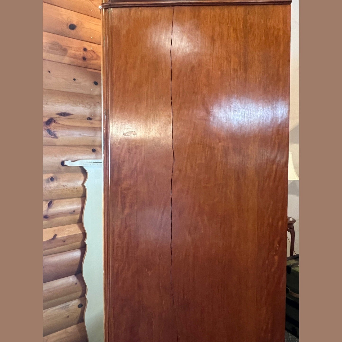 Antique French Walnut Louis XV Armoire #358